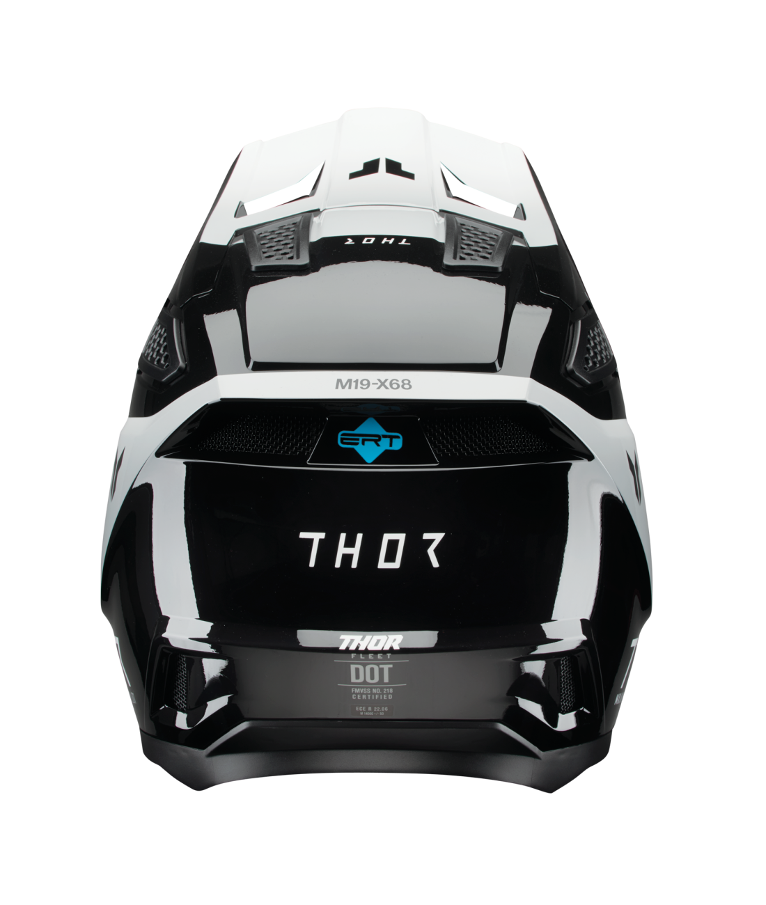 Thor 2026 Fleet Storm Gloss Black/White Helmet