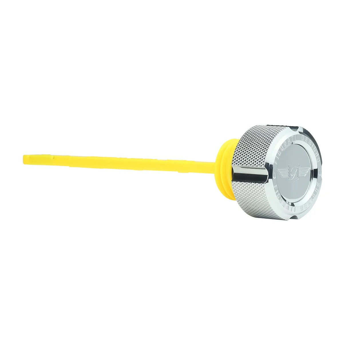 Figurati Designs FIG-FD01-MAGDSM8-KN-SS Magnetic Dipstick Silver for Harley-Davidson Touring 17-24