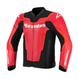 Alpinestars GP Force V2 Air Leather Red/Fluro Red Jacket