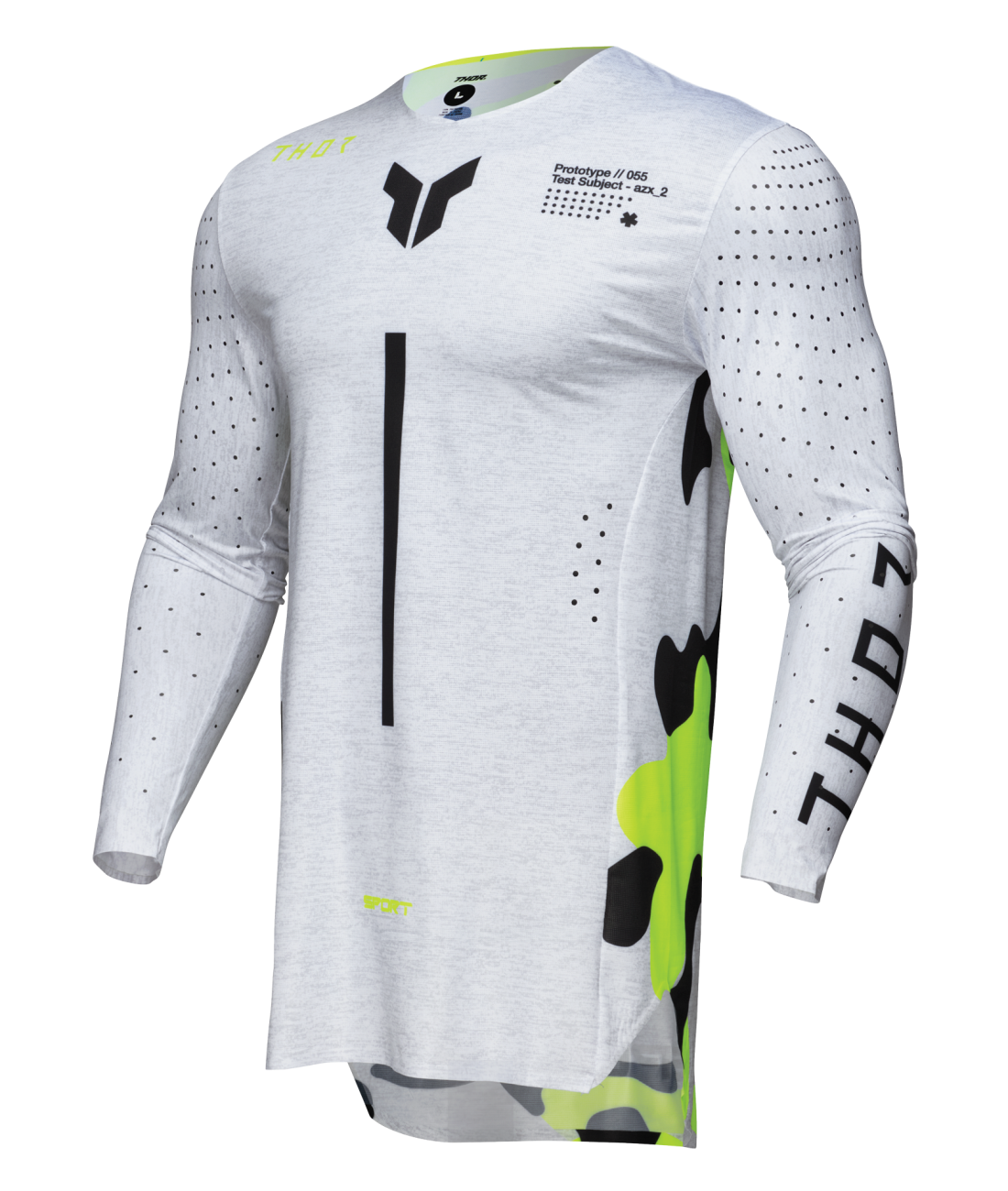 Thor 2025 Sportmode Riot White/Acid Jersey