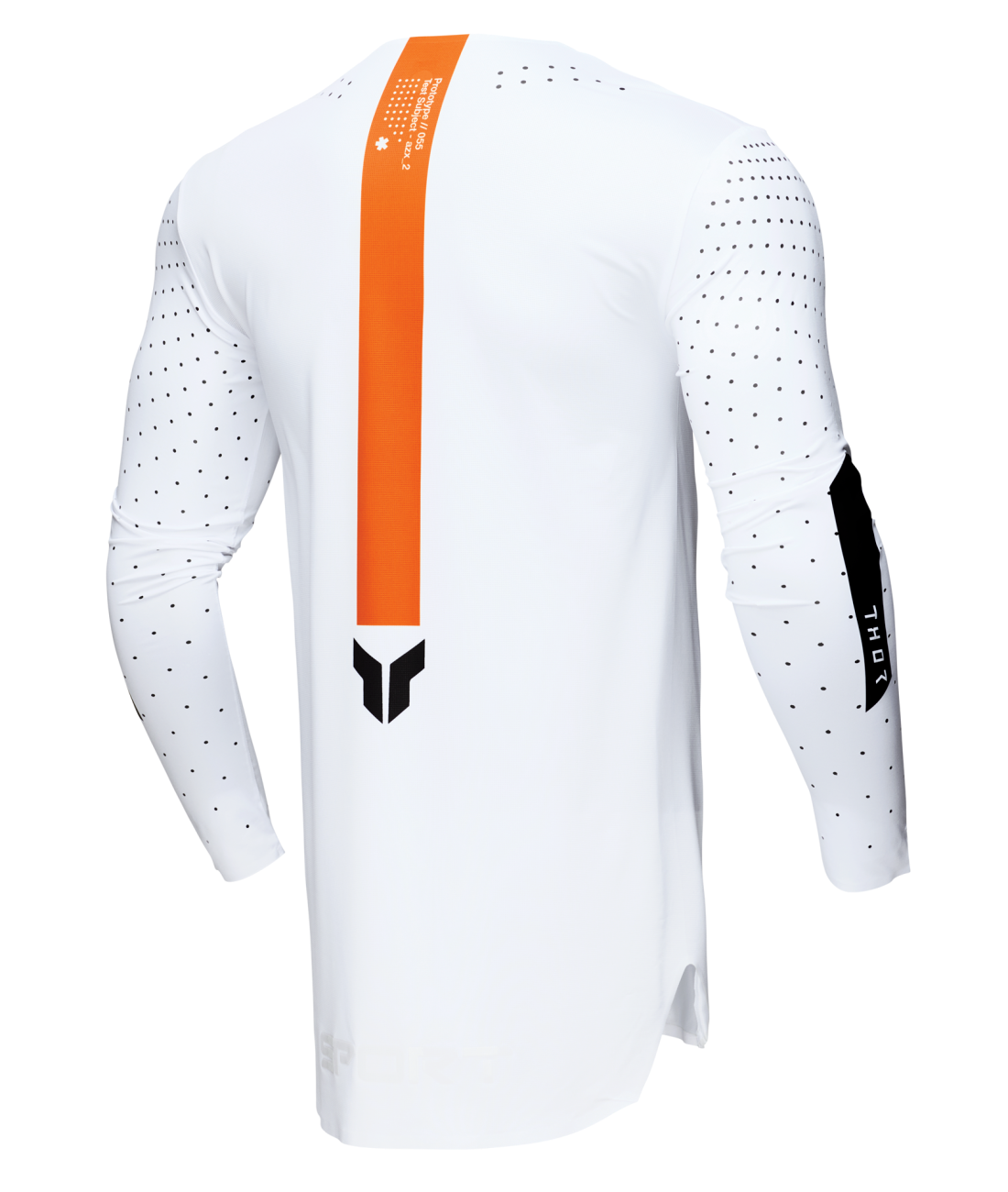 Thor 2025 Sportmode Rogue White/Orange Jersey