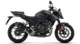 Arrow 71964AKN Indy Race Evo Aluminium Dark Slip-On Muffler w/Carbon End Cap for Honda CB500 Hornet/NX500 24-Up