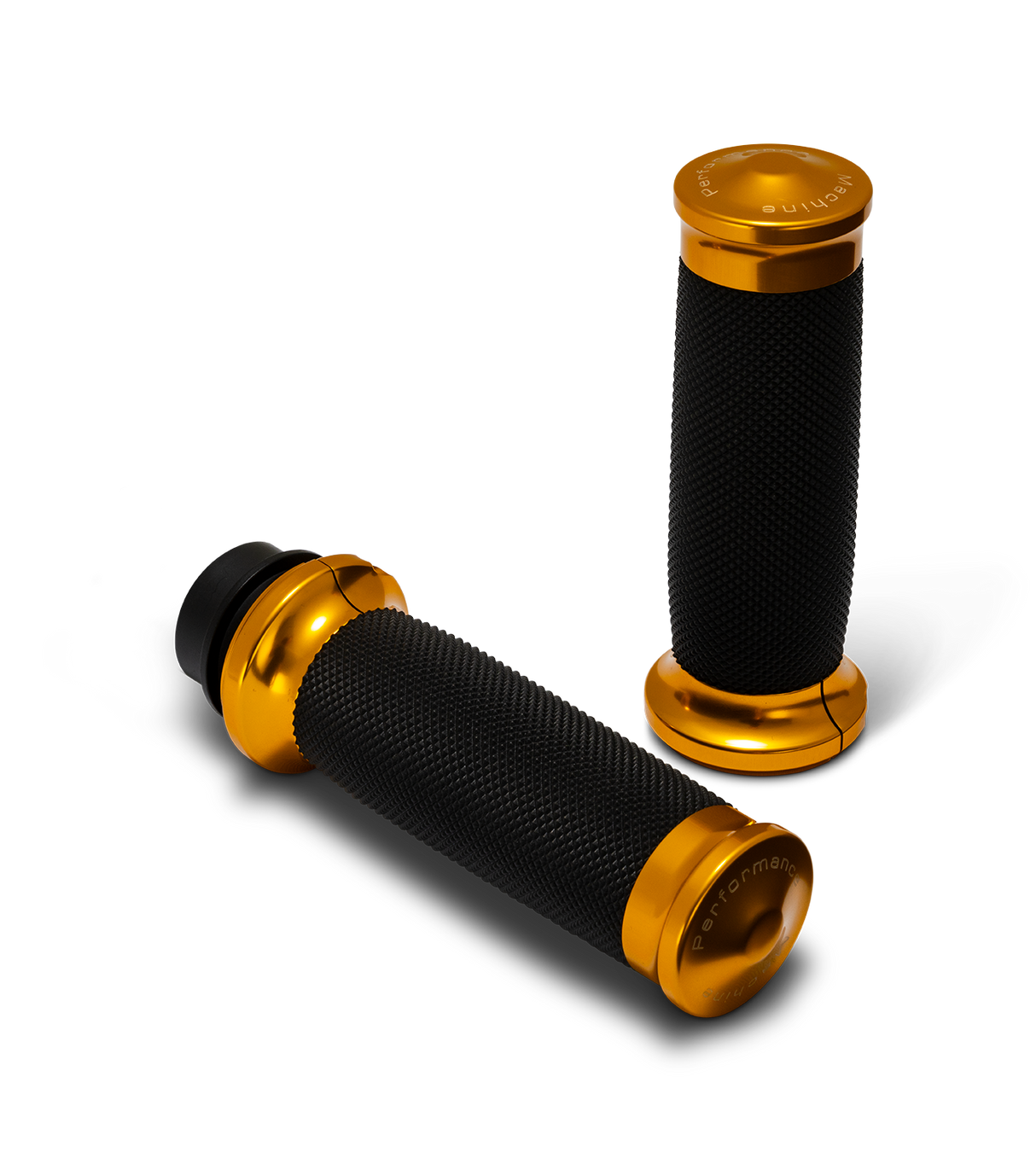 Performance Machine P00632104MG Contour Handgrips Gold for Harley-Davidson Big Twin 08-24 Models w/Throttle-By-Wire