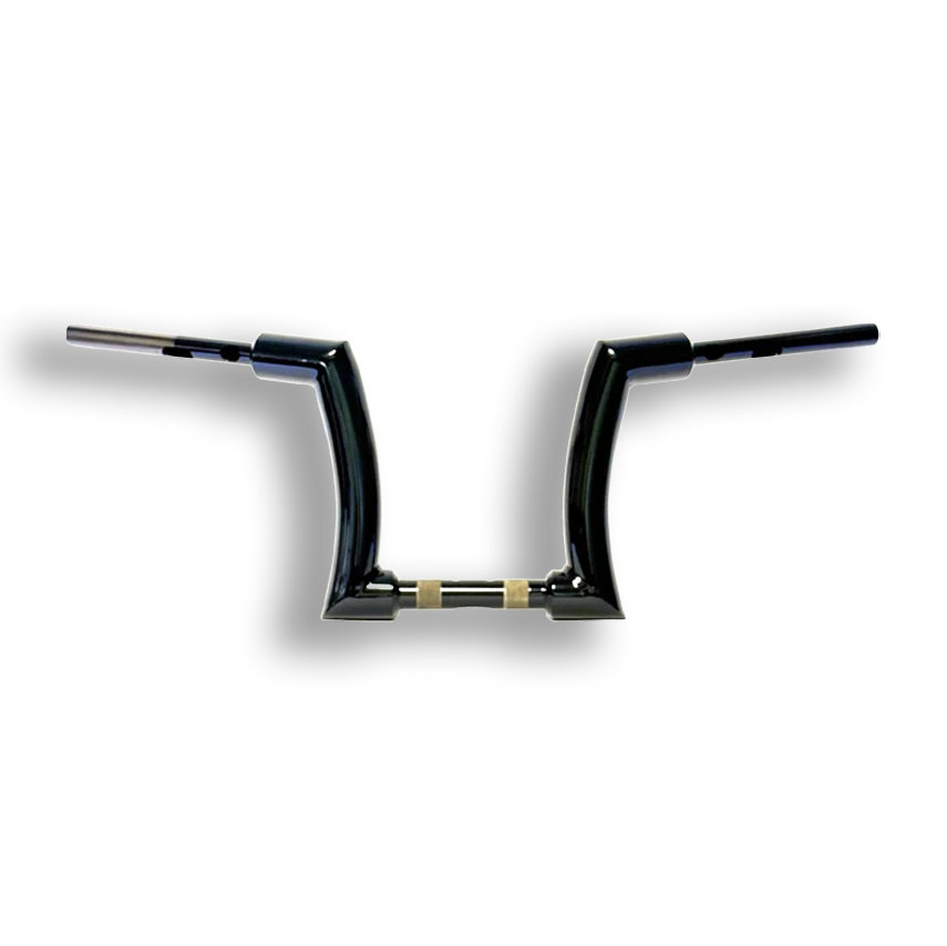 LA Choppers LA-7302-07B 2.0" Strip Bar 12" x 2" Ape Hanger Handlebar Gloss Black for Harley-Davidson Breakout 25-Up
