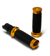 Performance Machine P00632105MG Contour Handgrips Gold for Harley-Davidson CVO Touring 23-Up/Street Glide/Road Glide 24-Up/Touring/Softail 25-Up
