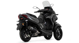 Arrow 53542AKN Urban Aluminium Dark Slip-On Muffler w/Carbon End Cap for Yamaha Tricity 300/XMAX 300 21-24