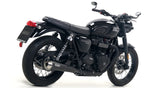 Arrow 71853PRN Pro-Race Nichrom Dark Slip-On Mufflers for Triumph Bonneville T100 17-20/Bonneville T120 16-19