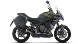Arrow 72668AKN Indy Race Evo Aluminium Dark Slip-On Muffler w/Carbon End Cap for Triumph Tiger Sport 800 25-Up