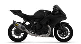 Arrow 71241PTR Competition EVO Titanium Full Exhaust System w/Pista Titanium Muffler & Carbon End Cap for Yamaha YZF-R9 25-Up