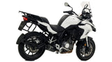 Arrow 71878AKN Race-Tech Aluminium Dark Slip-On Muffler w/Carbon End Cap for Benelli TRK502 17-20