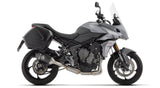 Arrow 71504VAN Veloce Stainless Steel Full Exhaust System w/Aluminium Dark Muffler & Carbon End Cap for Triumph Tiger 660 22-24