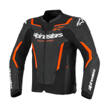 Alpinestars GP Force V2 Air Leather Black/Fluro Red Jacket