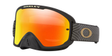Oakley O-Frame 2.0 PRO MX Goggles w/Team Black Strap & Fire Iridium Lenses