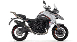 Arrow 71960AKN Indy Race Evo Aluminium Dark Slip-On Muffler w/Carbon End Cap for Benelli TRK 702/TRK 702X 23-Up