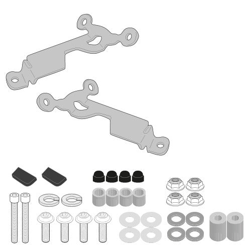 Givi A1200A Windshield Mounting Kit for 2166A Windshields