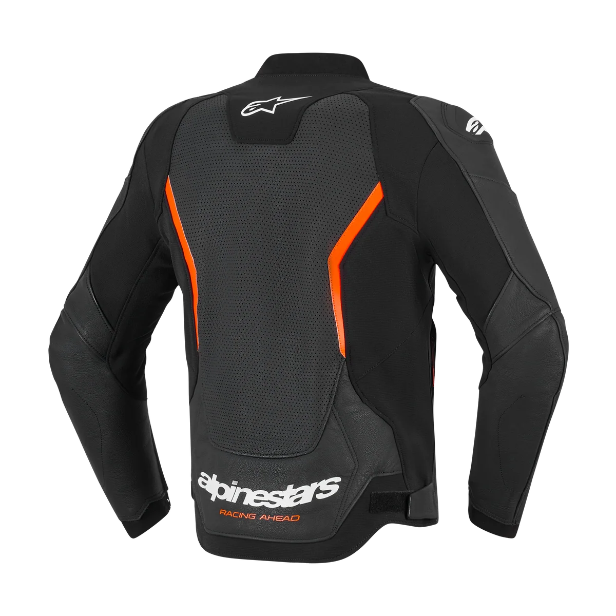 Alpinestars GP Force V2 Air Leather Black/Fluro Red Jacket