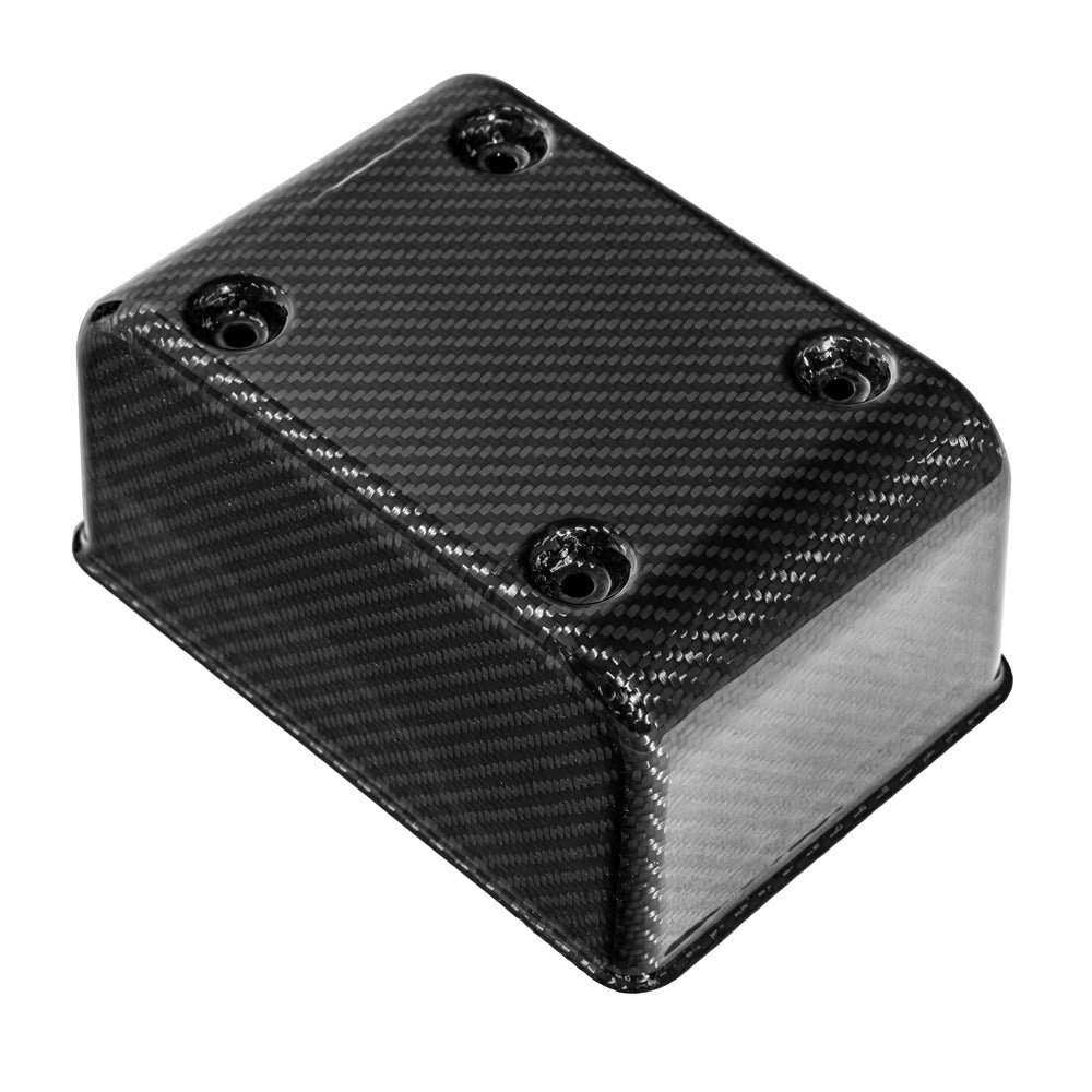 Saddlemen SAD-CF-899-04-003 Carbon Electrical Panel/Fuse Box Cover Gloss Finish for Harley-Davidson Dyna 99-03 Models
