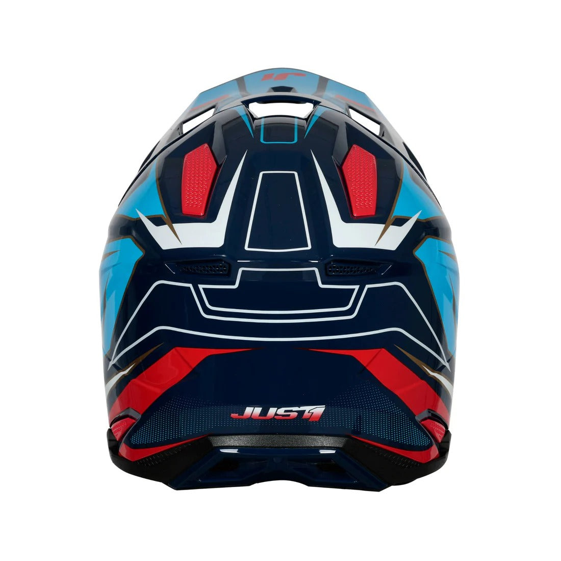 Just1 J40 Speed Gloss Red/White/Blue Helmet