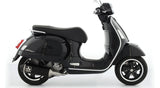 Arrow 53536ANN Urban Aluminium Dark Slip-On Muffler w/Black End Cap for Piaggio Vespa GTS 300 21-24/Vespa GTV 300 23-24