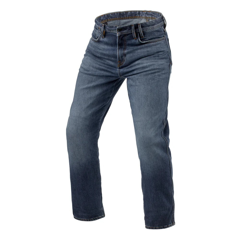 REV'IT! Lombard 3 RF Medium Blue Stone Short Leg Jeans