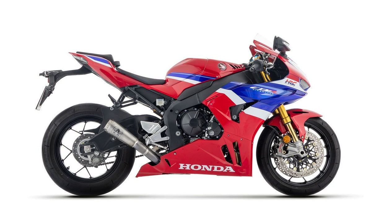 Arrow 71225PR Pro-Race Titanium Full Exhaust System w/Indy Race Evo Titanium Muffler & Titanium End Cap for Honda CBR1000RR-R 24-Up