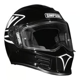 Simpson Speed 12 O'Clock Black Helmet