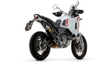 Arrow 72638AON Indy Race Aluminium Dark Slip-On Muffler w/Steel End Cap for Ducati Desert X 950 22-25
