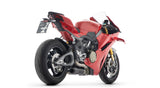 Arrow 71163PKR Works Dark Titanium Slip-On Muffler w/Carbon End Cap & Titanium Link Pipe for Ducati Panigale V4/Streetfighter V4 25-Up