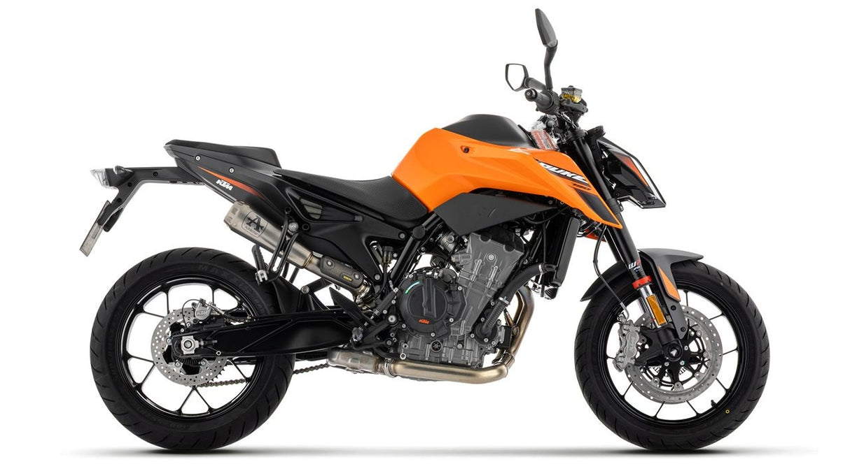 Arrow 77511PR Pro-Race Titanium Slip-On Muffler w/Titanium End Cap for KTM 790 Duke 25-Up