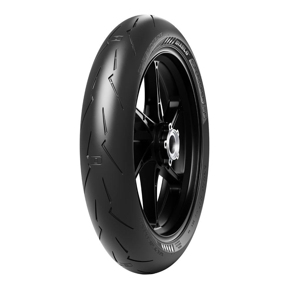 パーツ PIRELLI SUPERCORSA 110/70ZR17 SC1 V4 Pirelli Diablo Supercorsa SC V4 SC1 Front Tyre 110/70 R-17 M/C 54V