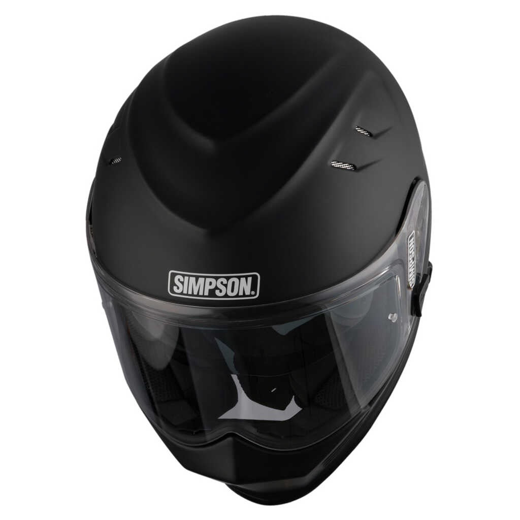 Simpson Venom Matte Black Helmet