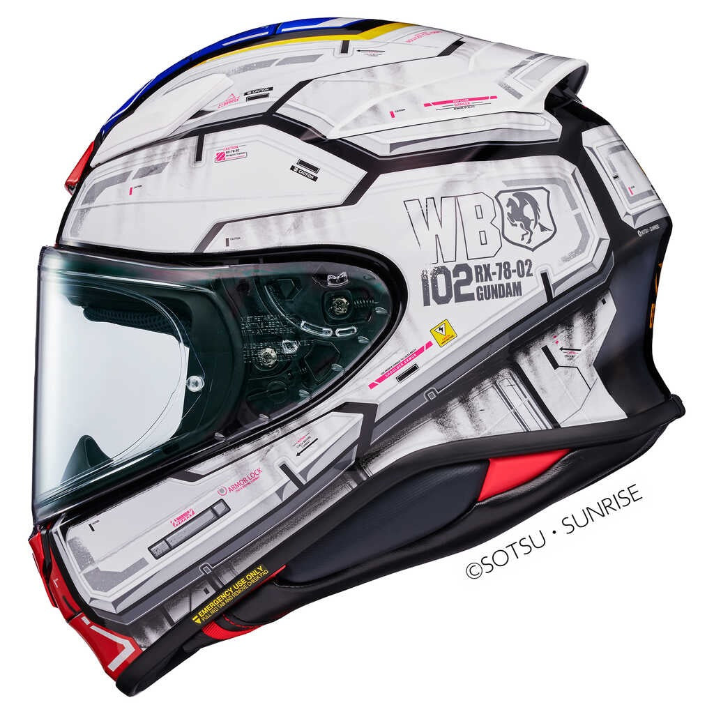 Shoei NXR2 RX-78-02 Gundam TC-10 Helmet