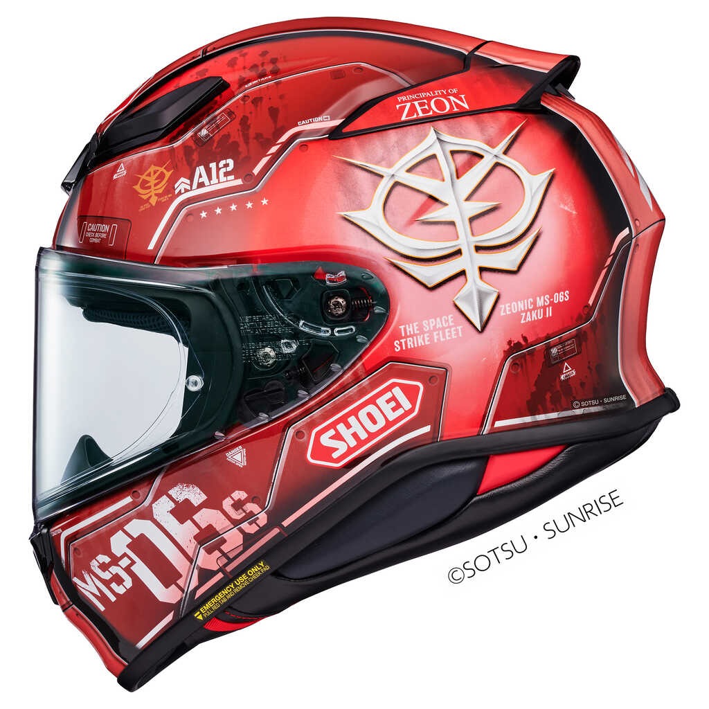 Shoei NXR2 MS-06S Char Zaku II TC-1 Helmet