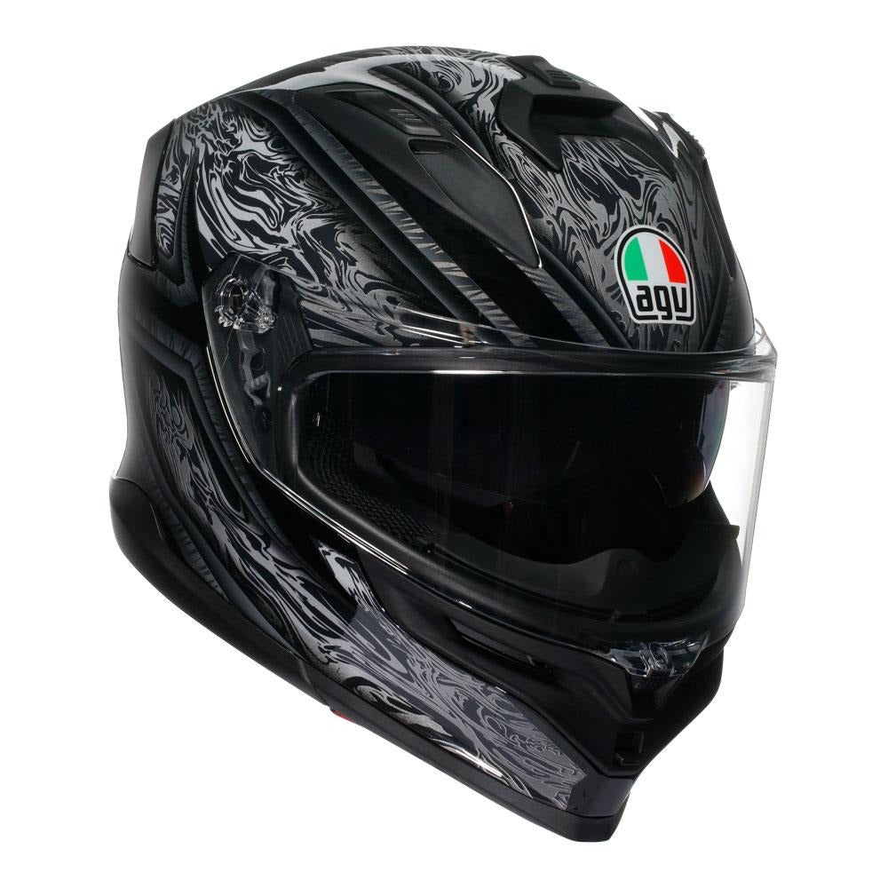 AGV K7 Damascus Black/Silver Helmet