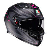 AGV K3 Syth Matte Black/Pink Helmet