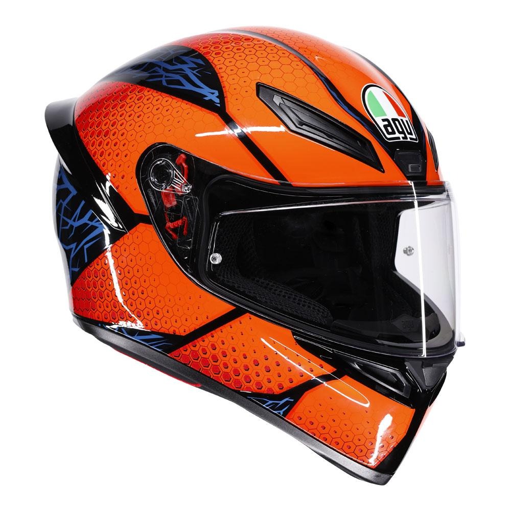 AGV K1 S Speedarmor Gloss Black/Orange/Blue Helmet