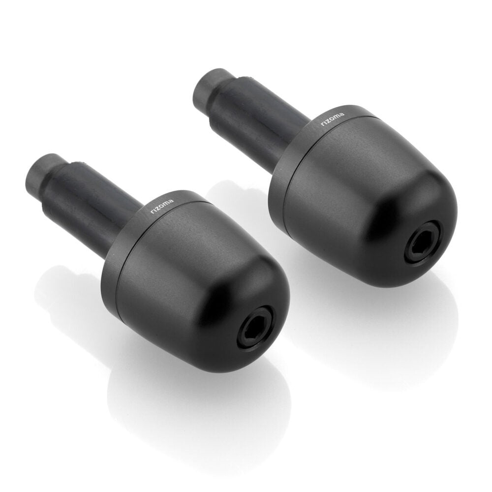 Rizoma Conical Bar Ends Black for 22mm Handlebars