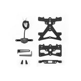 Rizoma Outside Street License Plate Support Kit Black for Ducati XDiavel S 16-20