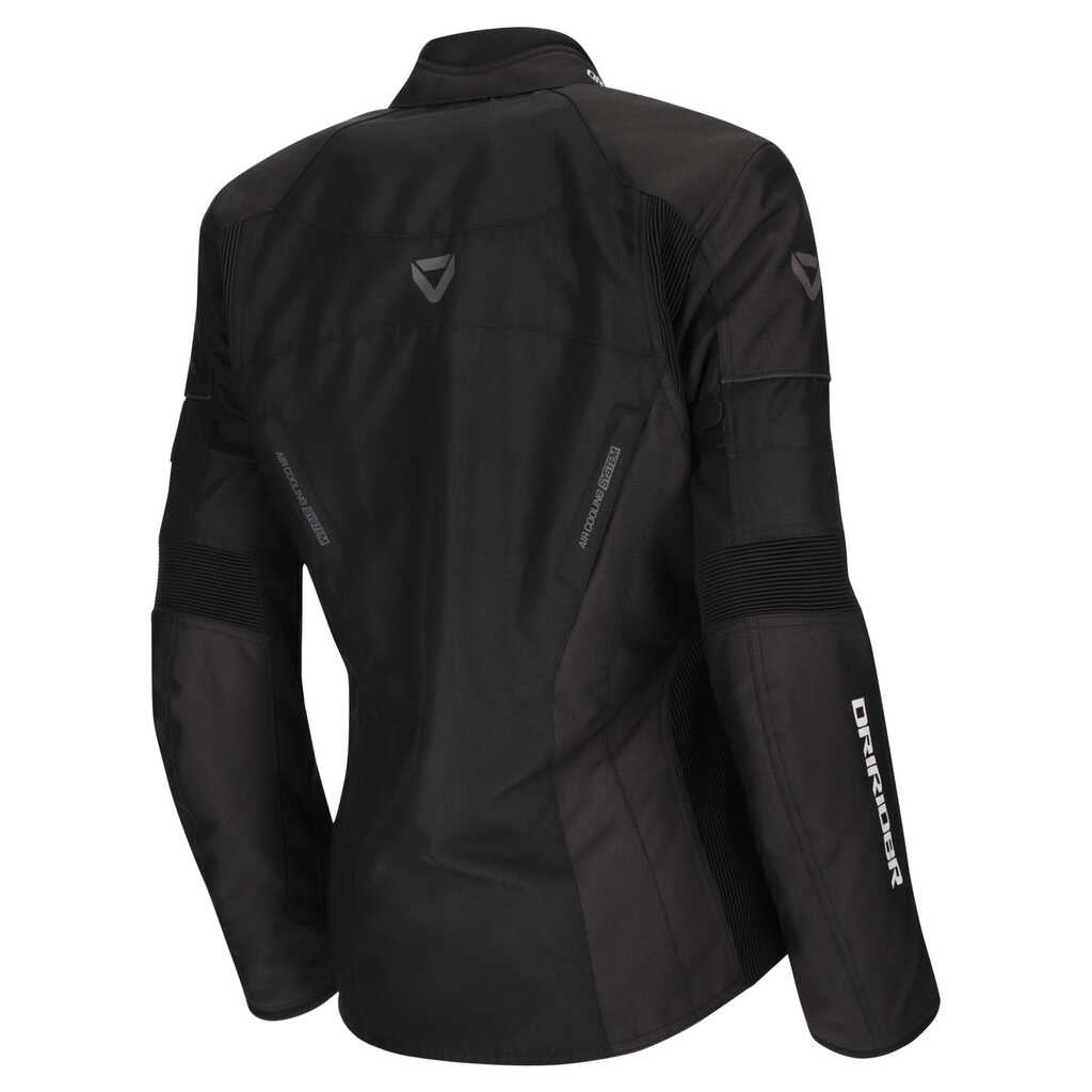 DriRider Vivid 3 Black/White Womens Textile Jacket
