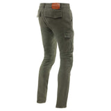 Dainese Cargo Slim Tapered Army-Green Textile Pants