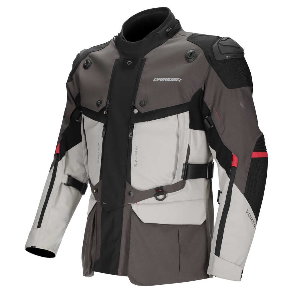 DriRider Vortex Adventure III Grey/Light Grey/Black Textile Jacket