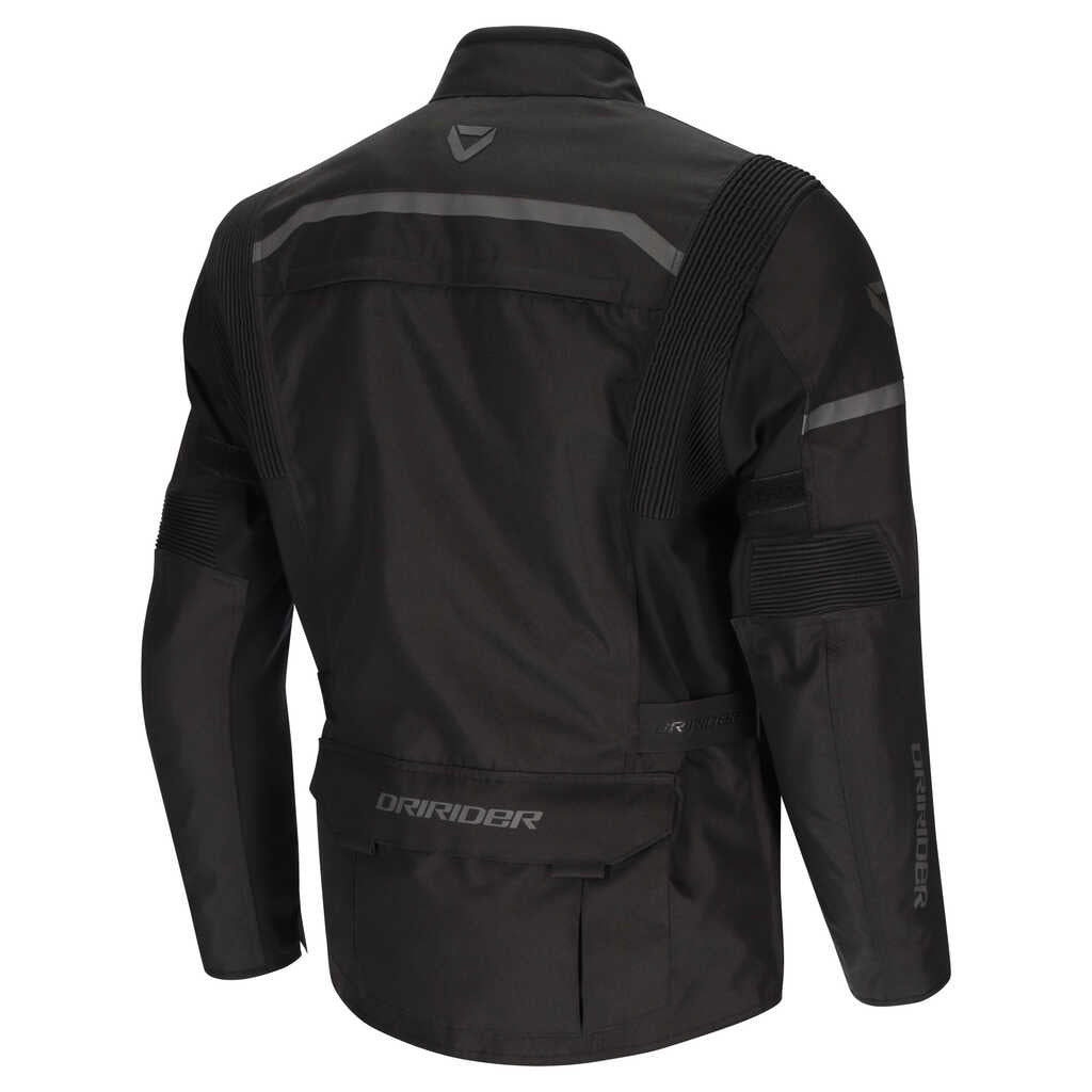 DriRider Compass V Black/Black Textile Jacket [2XL][INTERNAL]