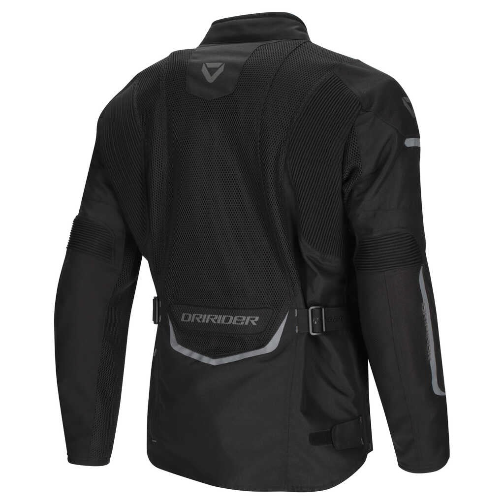 DriRider Apex 6 Airflow Black/Black Textile Jacket