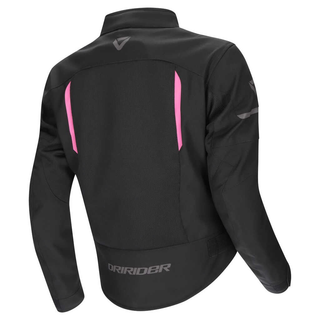 DriRider Air-Ride 6 Black/Pink Womens Textile Jacket