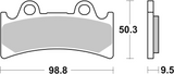 Brembo B-07YA32SR Racing Road (SR) Sintered Front Brake Pad (07YA32.SR)