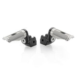 Rizoma Street Rider Footpeg Adaptors Black for Ducati Hypermotard SP/Multistrada 1200/1200 S/Scrambler 800/Sixty2/Monster 821/1200