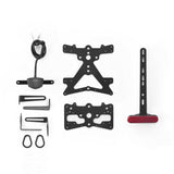 Rizoma Fox License Plate Support Kit Black for Yamaha MT-10/FZ-10 16-20