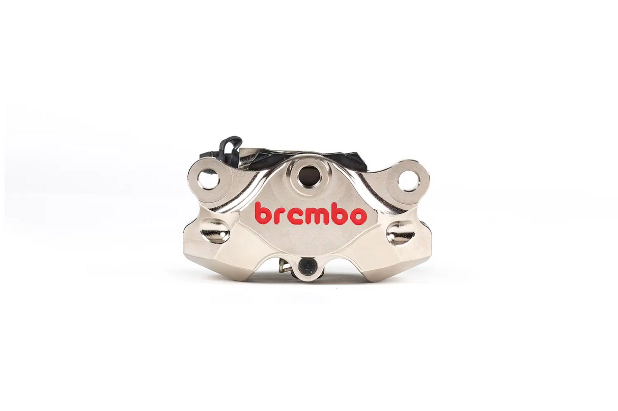 Brembo P4 34 84mm Rear Caliper Kit Nickel for Aprilia/Ducati Models