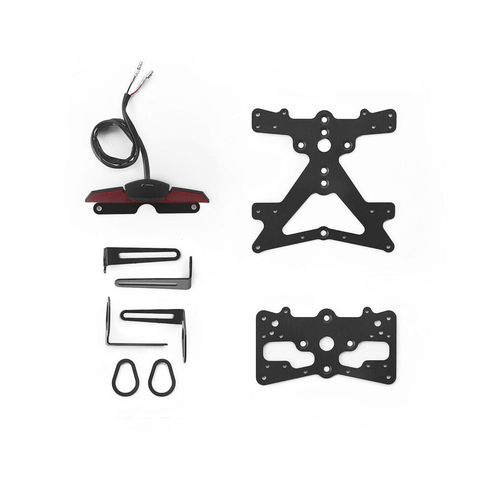 Rizoma Fox License Plate Support Kit Black for Yamaha YZF-R1 15-20