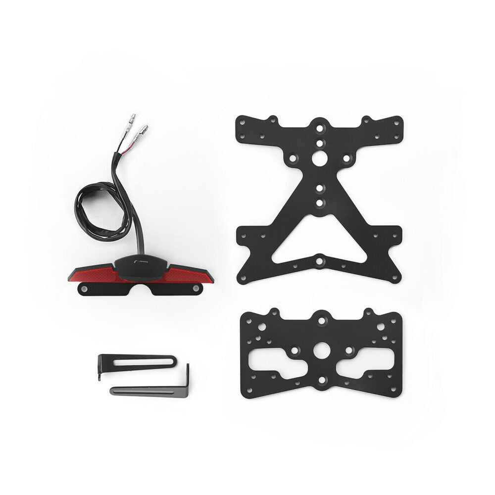 Rizoma Fox License Plate Support Kit Black for Kawasaki Z900RS/Z900RS Cafe